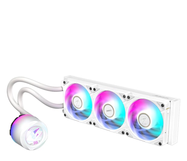 Gigabyte WaterForce X II 360 ARGB White 3x120mm - 1326282 - zdjęcie 3